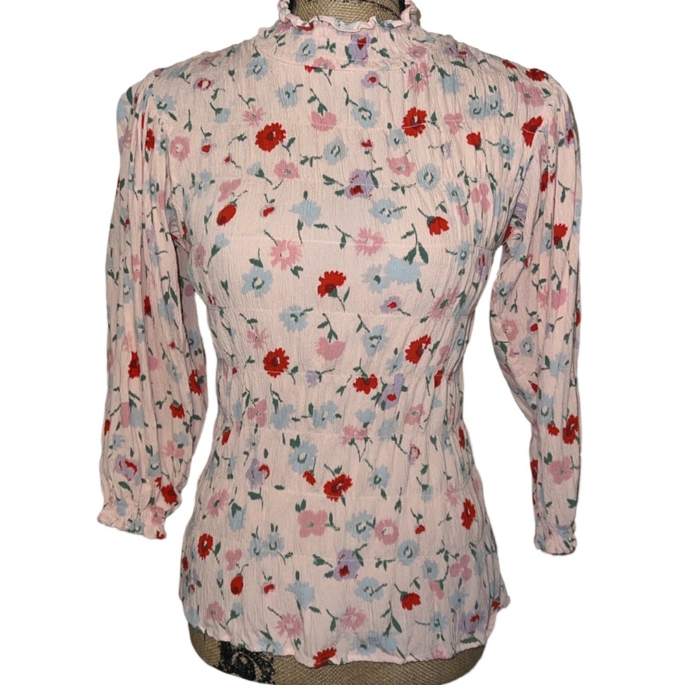 Samsøe Sarami Pink Garden Blouse XS